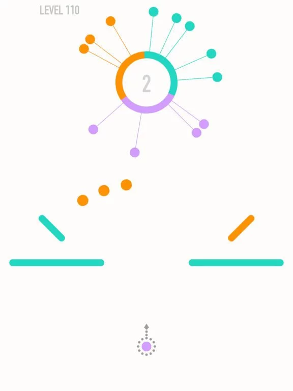 Изображение игры: Pin Color Ballz