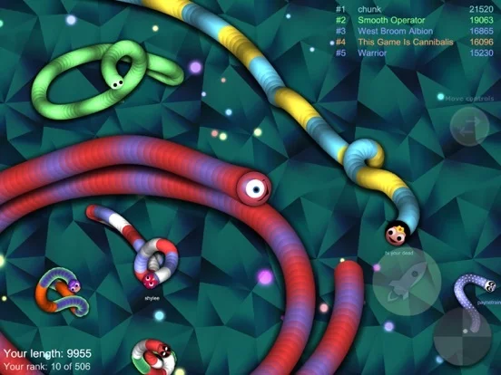 Изображение игры: wormy.io: snake game