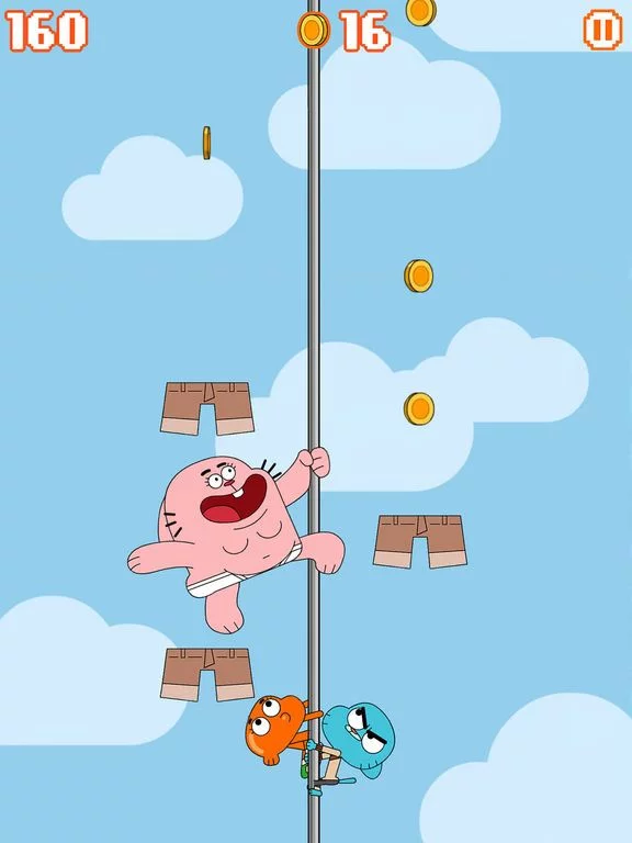 Изображение игры: Sky Streaker - Gumball Climbing Arcade Game