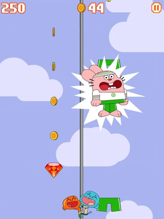 Изображение игры: Sky Streaker - Gumball Climbing Arcade Game