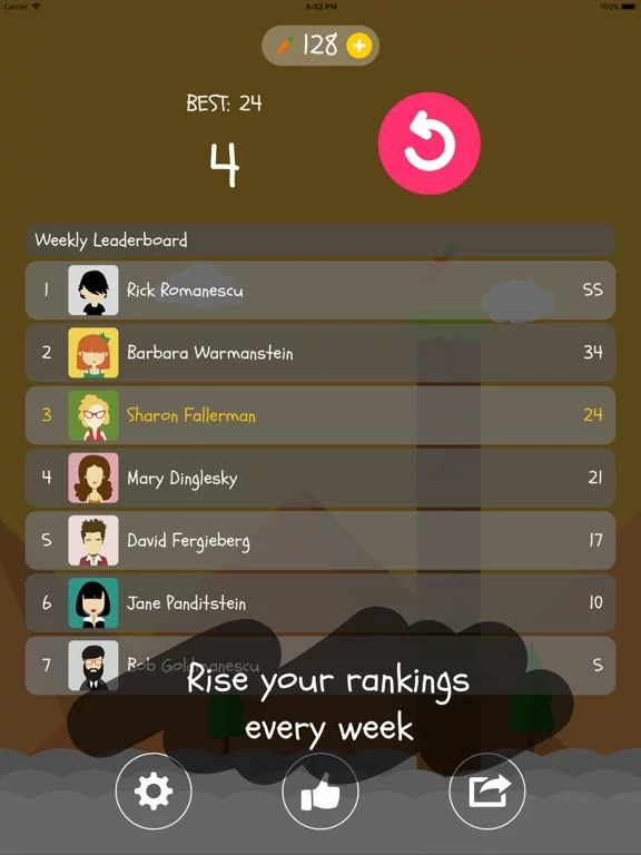 Изображение игры: Jump Jump Rabbit