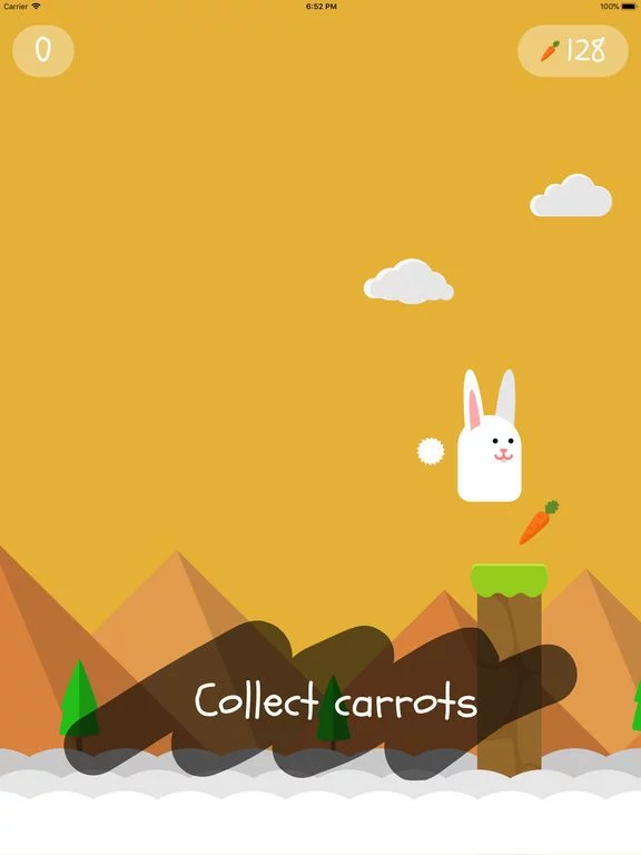 Изображение игры: Jump Jump Rabbit