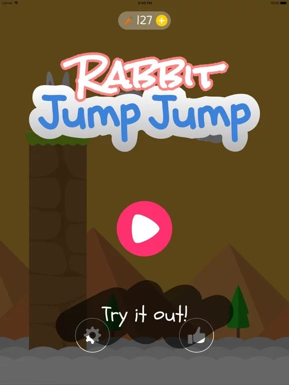 Изображение игры: Jump Jump Rabbit