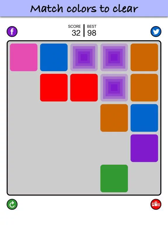 Изображение игры: Wipe3 - fit to merge 3 color blocks