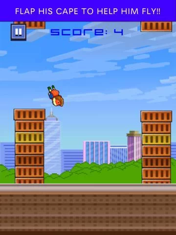 Изображение игры: Smashy Man Bird - Super Splashy Hoppy Wings Flyer