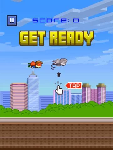 Изображение игры: Smashy Man Bird - Super Splashy Hoppy Wings Flyer