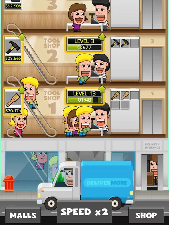 Изображение игры: Idle Shopping Mall Tycoon
