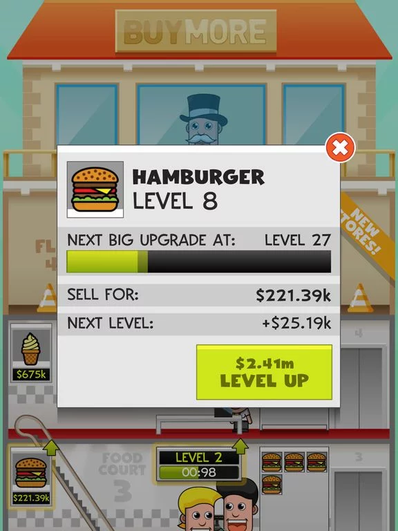 Изображение игры: Idle Shopping Mall Tycoon