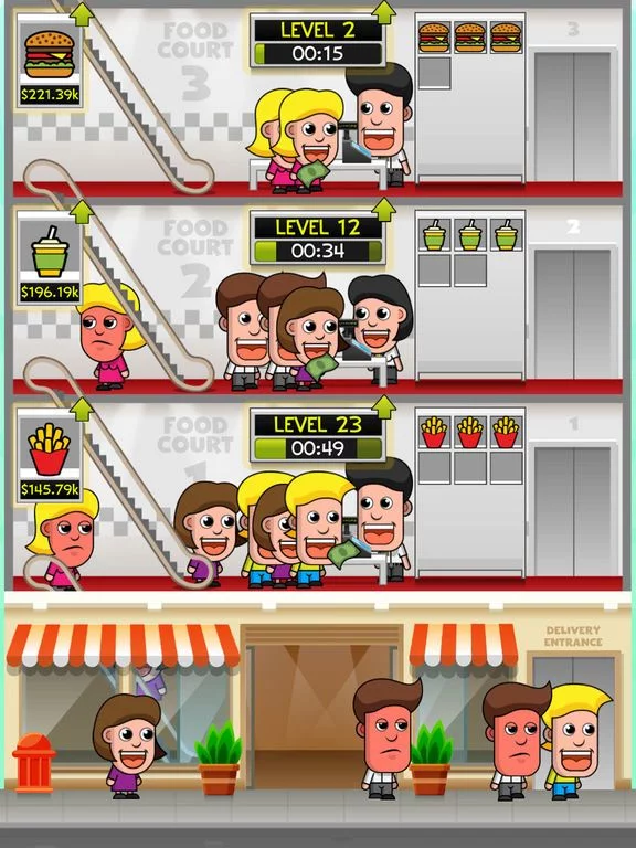 Изображение игры: Idle Shopping Mall Tycoon