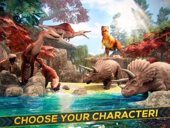Изображение игры: Jurassic Dinos: T-Rex Rider