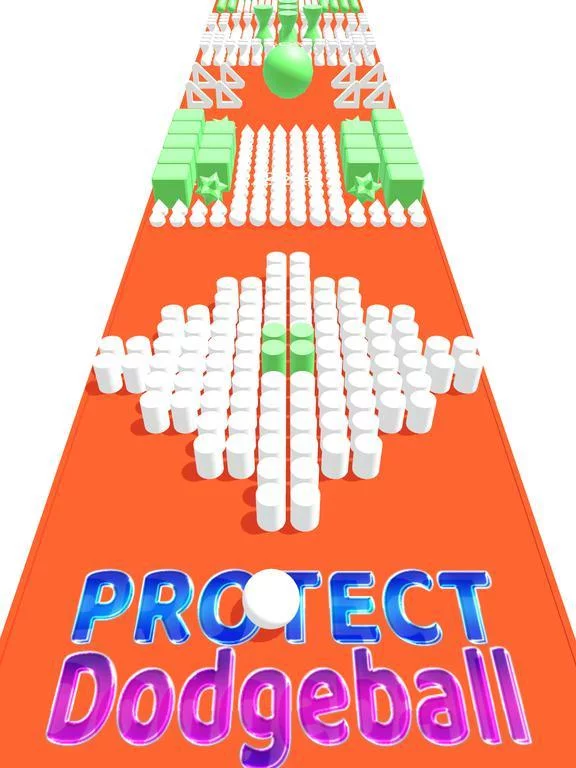 Изображение игры: Protect Dodgeball: Color Bump