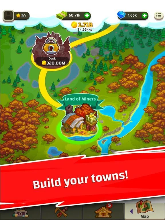 Изображение игры: Merge Miners: Idle Tycoon