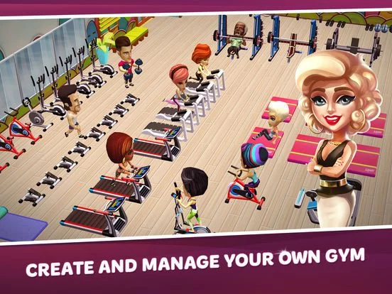Изображение игры: Dream Gym – Build Your Own Fitness Empire!