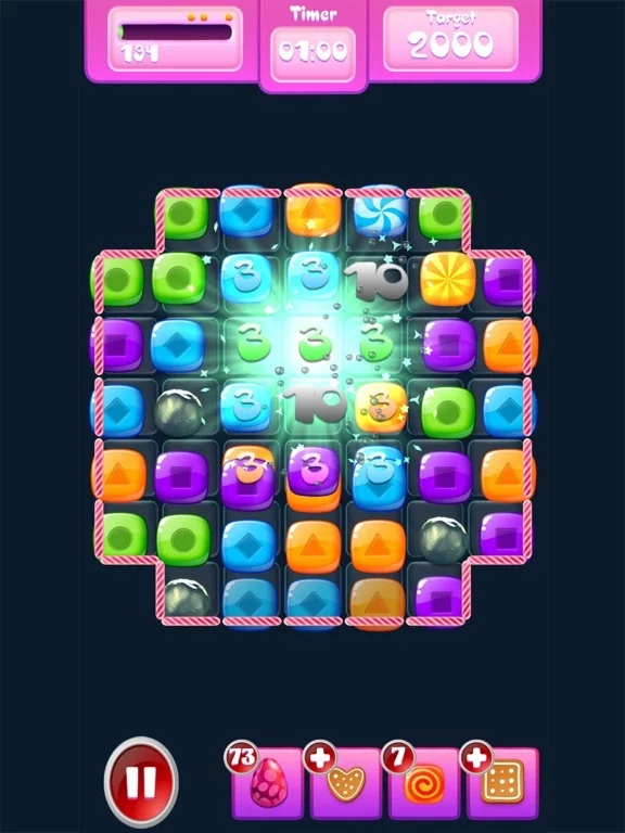 Изображение игры: Mega Candy: A Match-3 game
