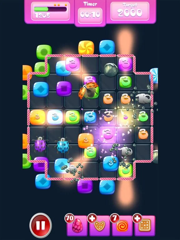Изображение игры: Mega Candy: A Match-3 game