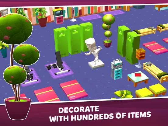 Изображение игры: Dream Gym – Build Your Own Fitness Empire!
