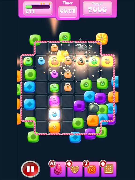 Изображение игры: Mega Candy: A Match-3 game