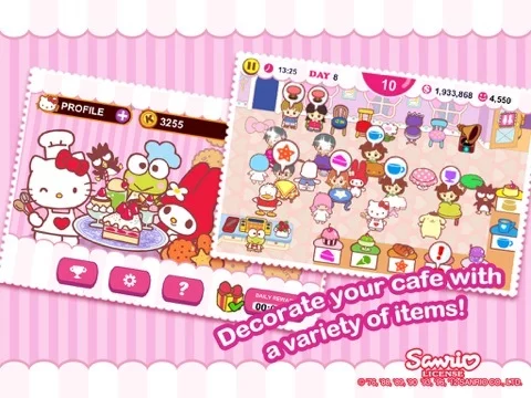 Изображение игры: Hello Kitty Cafe! HD