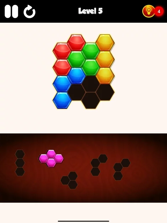 Изображение игры: Hexa Block - Amaze your brain