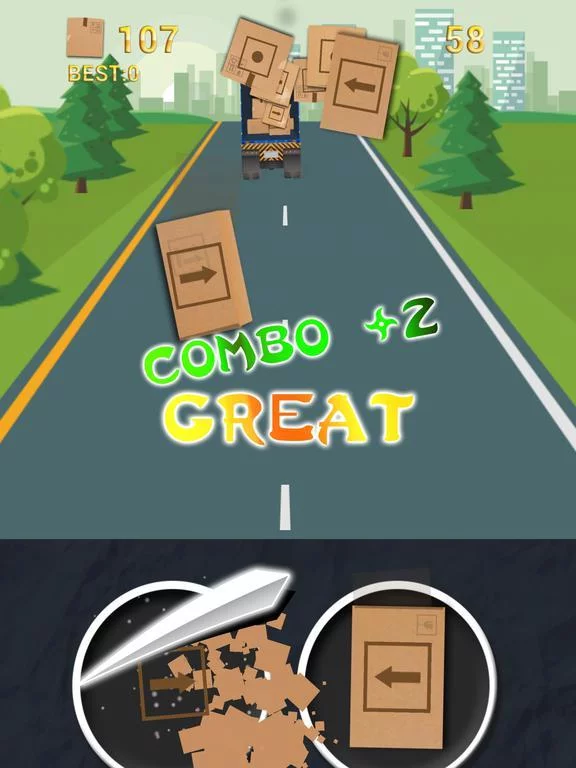 Изображение игры: Box Ninja GO!