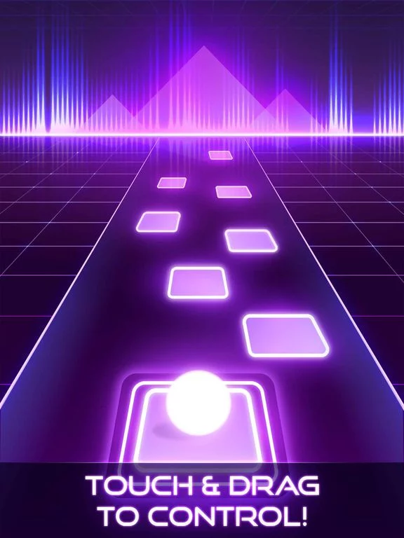 Изображение игры: Tiles Hop - EDM Rush