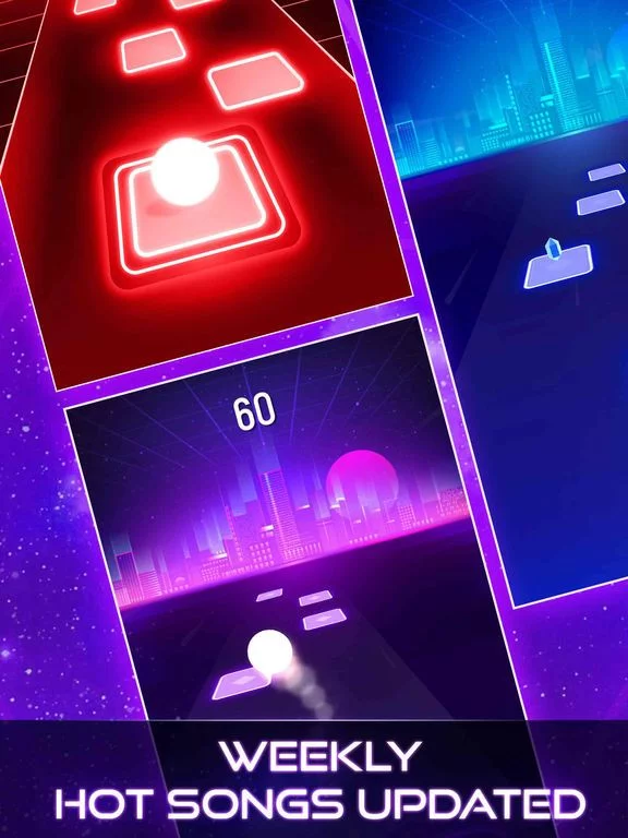 Изображение игры: Tiles Hop - EDM Rush