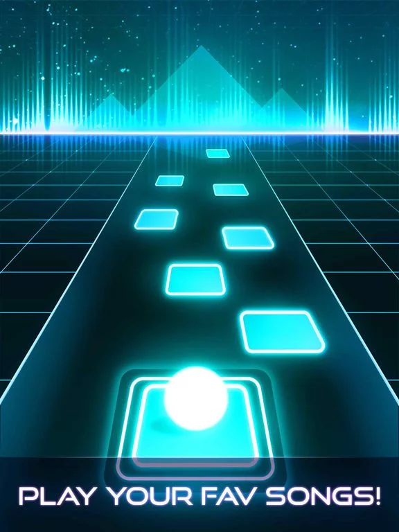 Изображение игры: Tiles Hop - EDM Rush