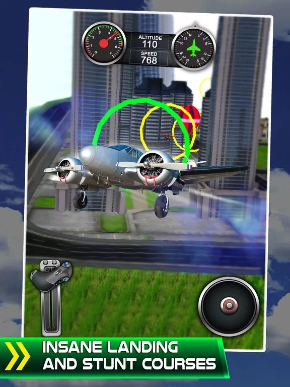 Изображение игры: Plane Flying Parking Simulator - 3D Airplane Car Flight Alert Driving & Sim Racing!
