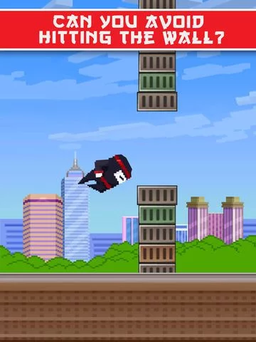 Изображение игры: Jumpy Spring Ninja - jump, dodge, & circle!