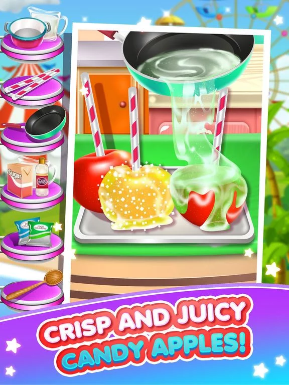 Изображение игры: Fair Food Candy Maker Salon - Fun Cake Food Making & Cooking Kids Games for Boys Girls