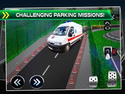 Изображение игры: Police Emergency Car Parking Simulator - 3D Bus Driving Test & Truck Park Racing Games