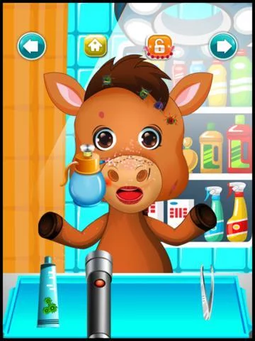 Изображение игры: Baby Pet Doctor & Little Animal Care - virtual pets vet spa & salon kids games for boys & girls