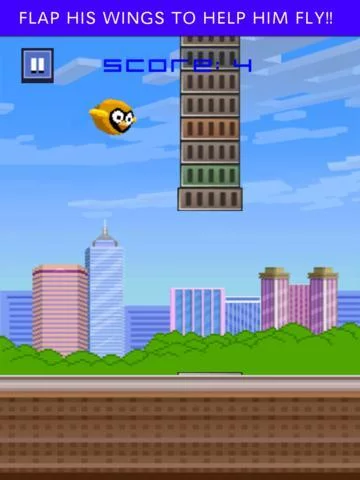 Изображение игры: Brave Splashy Bird - a jumpy fish fly floppy game