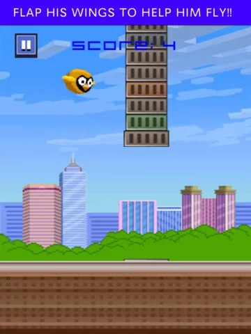 Изображение игры: Brave Splashy Bird - a jumpy fish fly floppy game