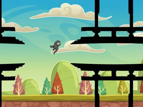 Изображение игры: Jumping Ninja: Rooftop Run