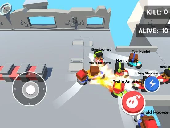 Изображение игры: Bumper Kart.io: Crash and Bomb