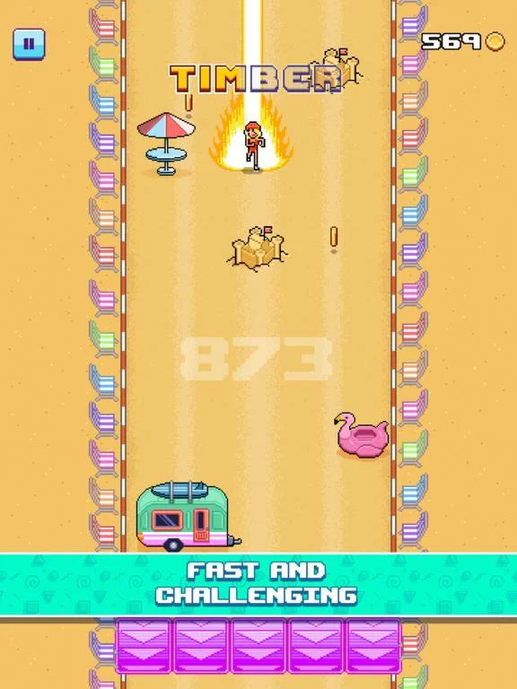 Изображение игры: Timber Roller