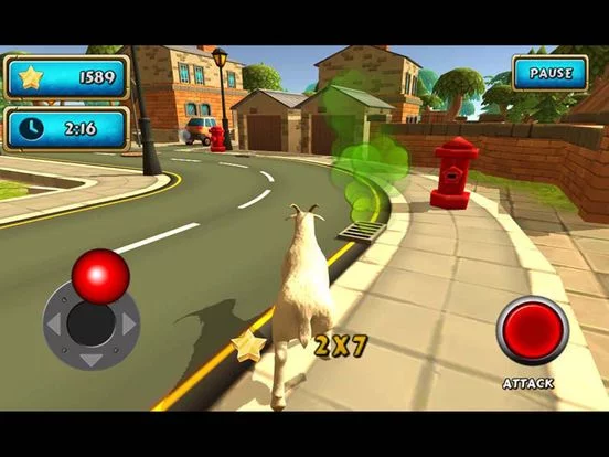 Изображение игры: Frenzy Wild Goat Sim Rampage 3D