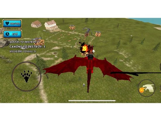 Изображение игры: Fire Flying Dragon Simulator