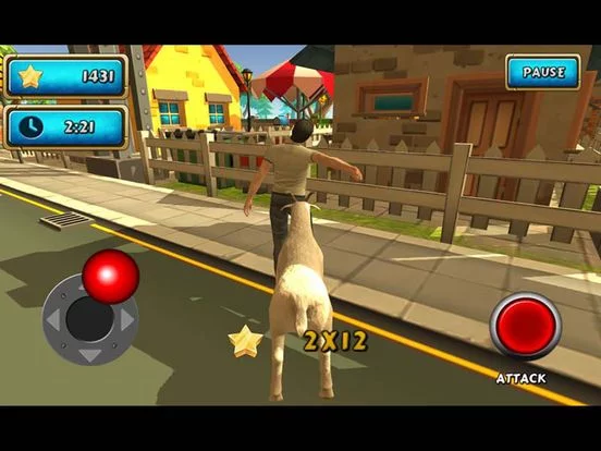 Изображение игры: Frenzy Wild Goat Sim Rampage 3D
