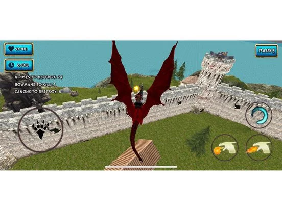 Изображение игры: Fire Flying Dragon Simulator