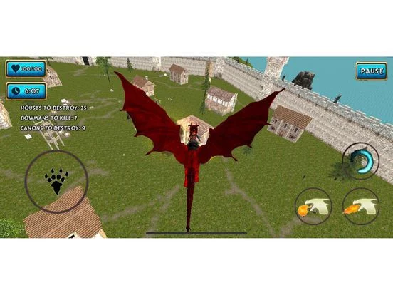 Изображение игры: Fire Flying Dragon Simulator