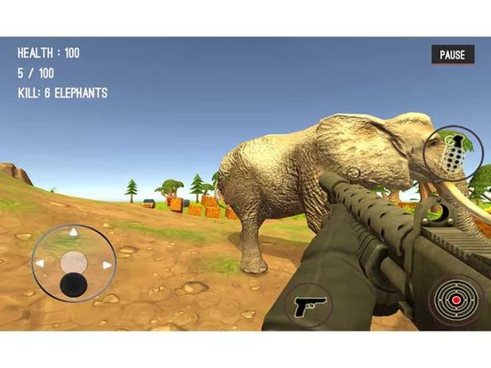 Изображение игры: Wild Zoo Animals Hunting City