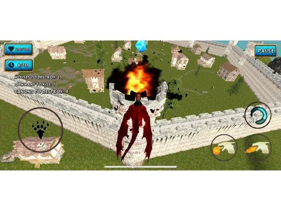 Изображение игры: Fire Flying Dragon Simulator