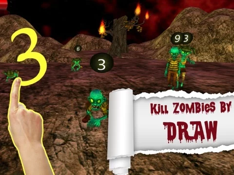 Изображение игры: Zombies Finger Fight