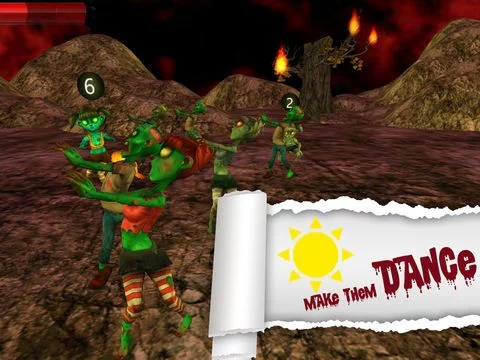 Изображение игры: Zombies Finger Fight
