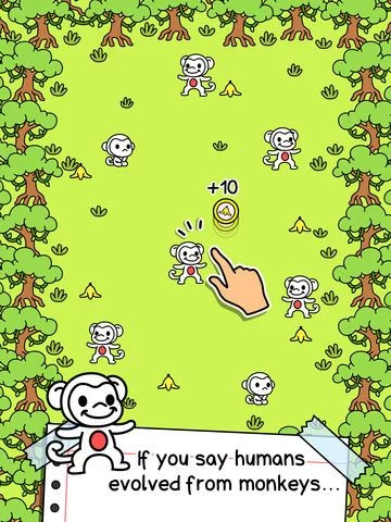 Изображение игры: Monkey Evolution | Clicker Game of the Mutant Monkeys