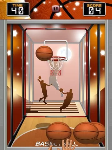 Изображение игры: Flick Basketball Friends: Free Arcade Hoops