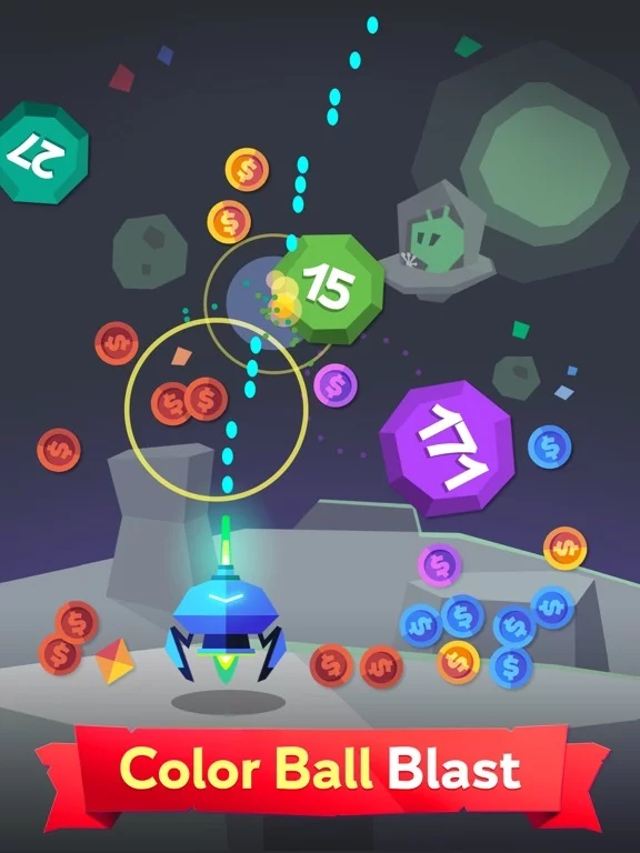 Изображение игры: Color Ball Blast-Cannon Bomber