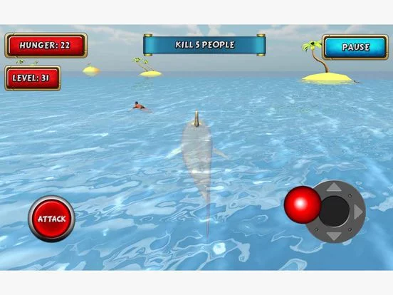 Изображение игры: Shark Sim Beach Killer